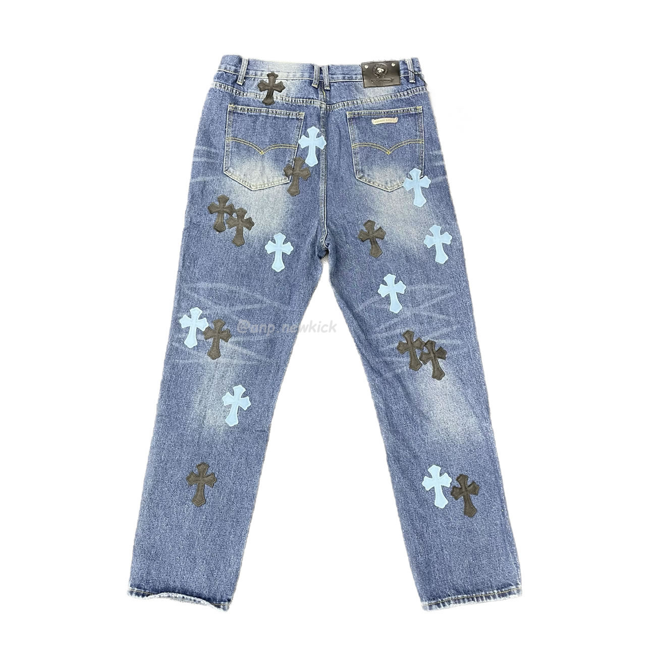 Chrome Hearts Blue Jeans Cross Patch (8) - newkick.vip